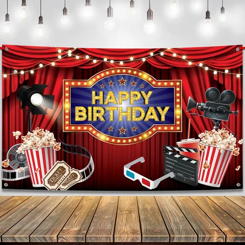 Vista 10 de KatchOn, Xtralarge - Cartel de feliz cumpleaños de TIK Tok, 72 x 44 pulgadas, pancarta de TIK Tok para decoraciones de feliz cumpleaños de TIK Tok