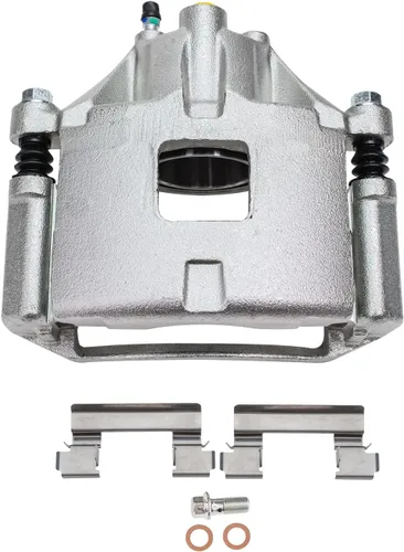 Vista 2 de Detroit Axle - Kit de freno delantero para Chevrolet Impala Monte Carlo Buick LeSabre Riviera Park Avenue Cadillac DeVille Olds Intrigue, Pinza