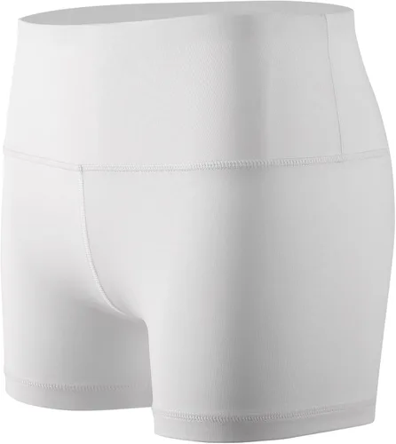 Vista 2 de CADMUS Pantalones cortos deportivos de elastano de cintura alta para mujer, para yoga, correr, voleibol