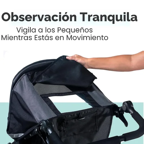Vista 5 de BOB Gear Revolution Flex 3.0 - Cochecito para correr, color negro grafito Versatile Jogger Stroller; All Terrain Stroller With Mountain-Bike