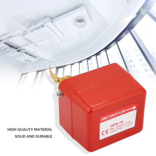 Vista 8 de HFS-15 Interruptor de flujo de agua de paleta, 1/2 pulgada, 220VCA 15A, latón y acero inoxidable, para sistemas de tratamiento de agua y sistemas