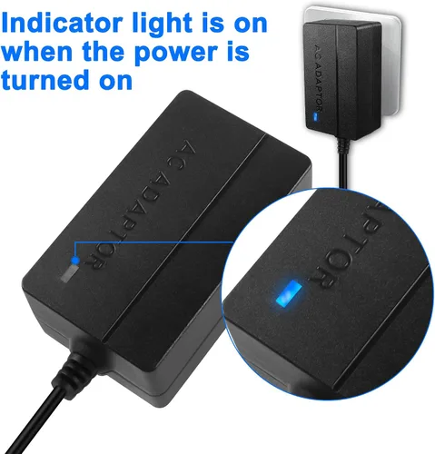 Vista 4 de MEIRIYFA Adaptador de corriente para encendedor de cigarrillos de 110-240V a 12V 24W, convertidor de CA a CC, transformador de fuente