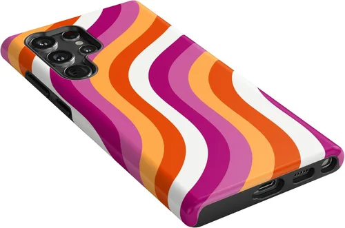 Vista 2 de Casely Funda para Galaxy S22 Ultra Todo por amor Orgullo Diseño protector delgado esencial de doble capa