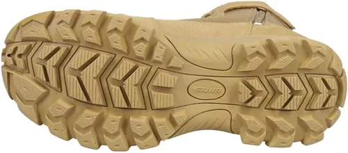 Vista 5 de Bates Zapatos de seguridad para el trabajo impermeables con cremallera media de 8 pulgadas para hombre, estilo casual, color beige