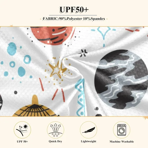 Vista 7 de Camiseta de pesca de manga larga con protección UPF 50+ para niños pequeños, de secado rápido