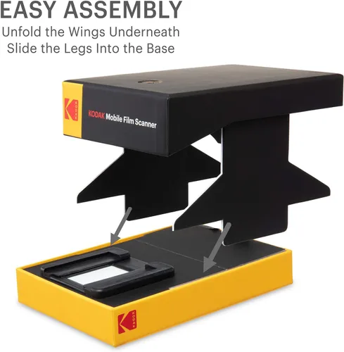 Vista 9 de Kodak - Escáner portátil de película, divertido, permite escanear y jugar con películas antiguas de 35 mm y diapositivas, utiliza la cámara