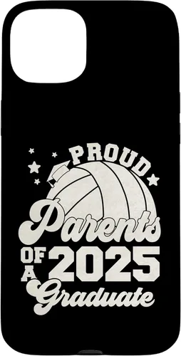 Vista 9 de iPhone 16 Parents of a 2025 Graduate Senior Graduation Volleyball Case