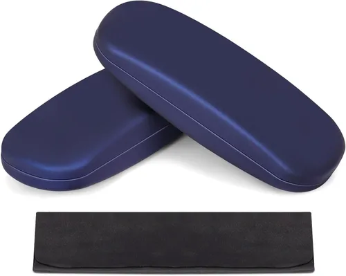 Vista 38 de RayLove Fundas rígidas unisex para gafas, estuche protector para gafas