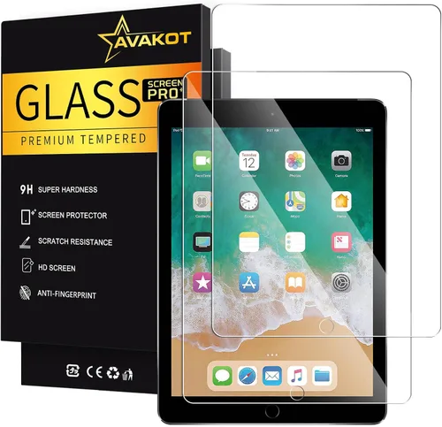 Vista 15 de Paquete de 2 protectores de pantalla para iPad Pro 10.5 Película de vidrio templado transparente resistente a los arañazos compatible con iPad Air