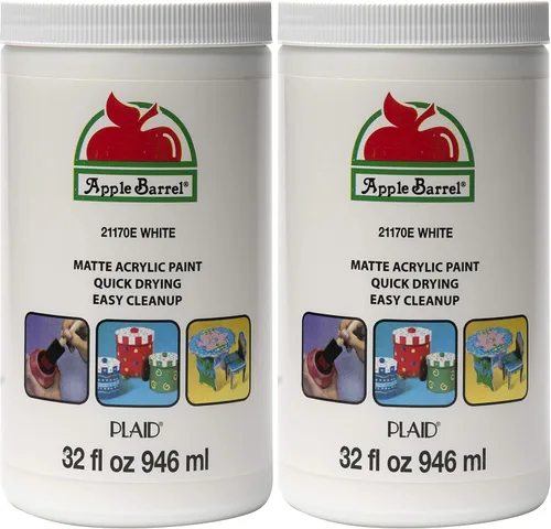 Vista 10 de Apple Barrel Pintura negra de 32 onzas líquidas (paquete de 1)