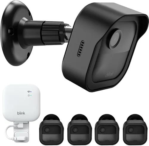 Vista 10 de Blink Outdoor 4 (4.ª generación) - Soporte de pared, cubierta protectora resistente a la intemperie y montaje ajustable de 360 grados con soporte
