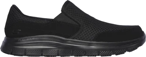 Vista 4 de Skechers Zapatos Mcallen antideslizantes Flex Advantage para hombre Negro