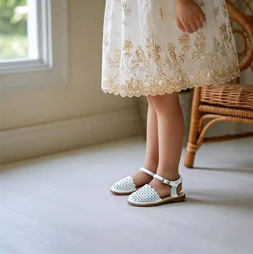 Vista 184 de THEE BRON Sandalias cómodas para niñas, zapatos para niños, sandalias rellenas