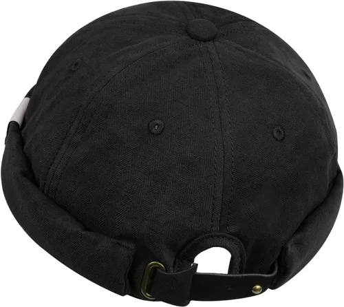 Vista 7 de Croogo Brimless Docker - Gorro unisex enrollado con puños enrollados, gorro de algodón sin visera, gorro de algodón para propietario, gorra casual