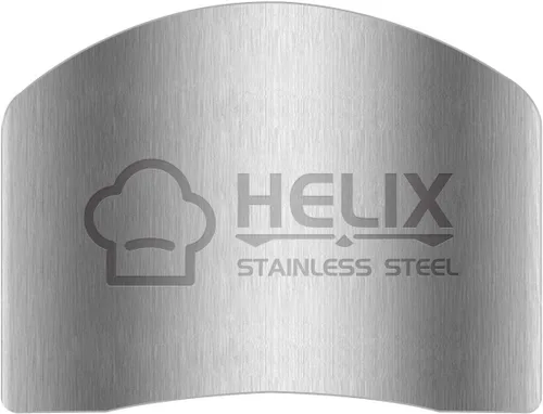 Vista 5 de 2 protectores de dedos para ayuda de corte, herramienta de cocina, protector de cuchillo de acero inoxidable, ajustable para proteger los dedos