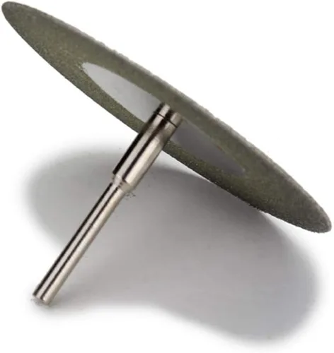 Vista 3 de Disco de corte de metal de muela abrasiva de diamante de 2.362 in para mini accesorios de herramientas rotativas con eje de eje de 1 pieza, como se