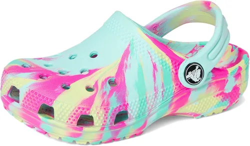 Vista 12 de Crocs - Zuecos clásicos para niños, diseño de teñido anudado jaspeado
