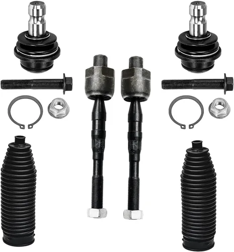 Vista 6 de Detroit Axle - Kit de suspensión delantera 4WD para Nissan Frontier Pathfinder Xterra, 2 cubos de rodamientos de ruedas, 2 brazos de control