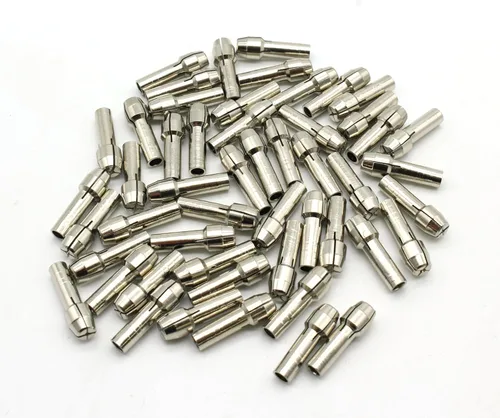 Vista 10 de TMAX 10 unids Durable Brillante 1/8 Pulgada Herramienta Rotatoria Collet Bit #480 para Dremel Herramientas Rotativas Sturdy Metal Material Ideal
