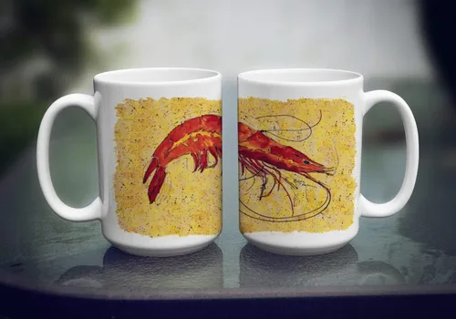 Vista 3 de Caroline's Treasures 8126CM15 - Taza de café de cerámica apta para lavavajillas, apta para microondas, 15 onzas, multicolor