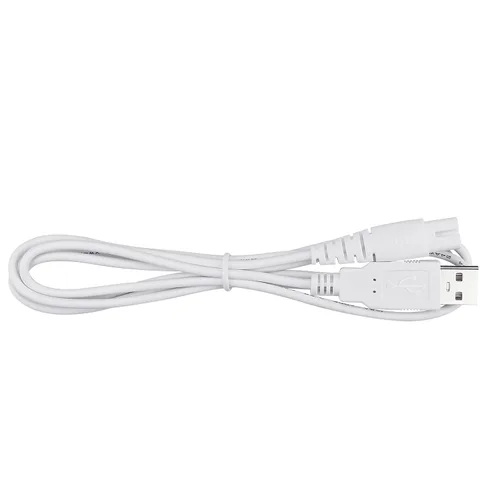 Vista 4 de Cable de carga para COSLUS, Mospro, Aquasonic, Nicefeel Water Flosser Blanco Cable de carga USB de repuesto