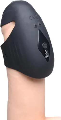 Vista 7 de Estimulador vibratorio de cabeza de pene de silicona 8X