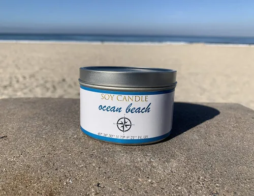 Vista 4 de Vela de soja en lata de 8.0 fl oz