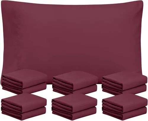 Vista 34 de FreshCulture Fundas de Almohada Beige Tamaño Queen Paquete de 2 - Juego de Fundas de Almohada - Cierre de Sobre - Tela de Microfibra Cepillada Suave