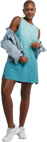 Vista 4 de Hanes Originals - Vestido sin mangas 100% algodón para mujer, teñido en ropa
