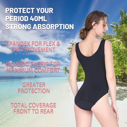 Vista 4 de BATHKNIX Period - Traje de baño atlético - Una pieza para adolescentes Mar Negro