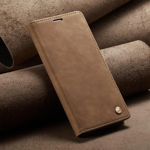 Vista 6 de Funda de cuero estilo cartera vintage para Samsung S