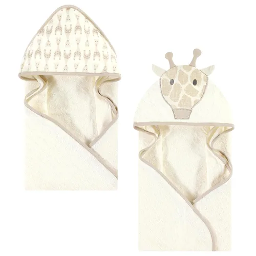 Vista 28 de Hudson Baby Toalla con capucha unisex de algodón con cara de animal para bebé, cocodrilo, talla única