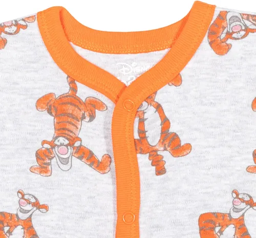 Vista 3 de Disney Winnie the Pooh Lion King Monsters Inc. Pixar Toy Story Baby Paquete de 2 overoles Sleep N' Play para recién nacidos hasta niños pequeños