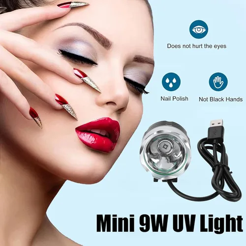Vista 2 de Zopsc Lámpara ligera de curado portátil 9W, mini luz del pegamento del LED con la carga del USB