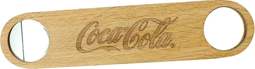 Vista 4 de Tablecraft Coca-Cola "Pop Fizz" - Abrebotellas plano, color rojo