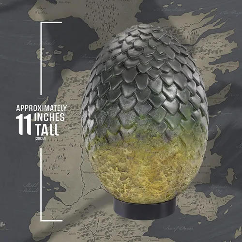 Vista 3 de The Noble Collection Juego de Tronos Rhaegal Egg - Verde