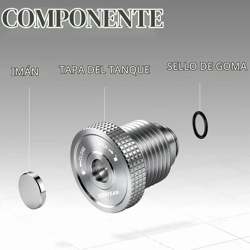 Vista 2 de POL VALVE - Tapones magnéticos protectores para tanque de propano