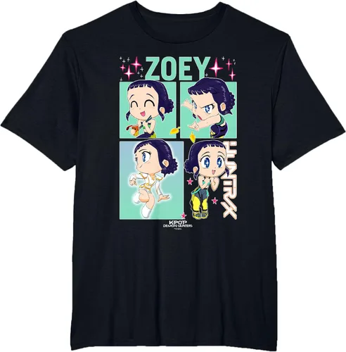 Vista 42 de Kpop Demon Hunters Zoey Camiseta Oficialmente Autorizada