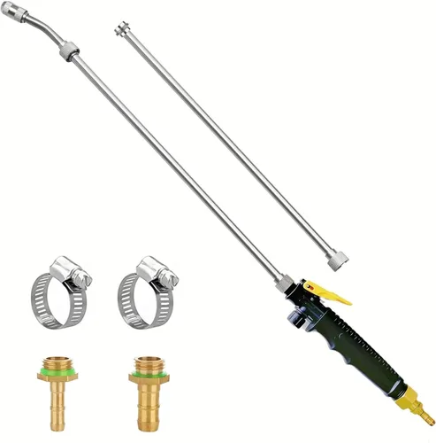 Vista 10 de Varita de 29 Pulgadas para Pulverizador, Varita de Reemplazo para Pulverizador con Barbiques de Latón de 1/4" y 3/8", Varita de Pulverizador