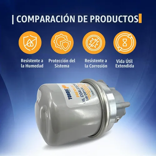 Vista 5 de Equipo del secador de aire del esfuerzo de torsión 065612 AD-IP para los sistemas del secador de aire del estilo de Bendix
