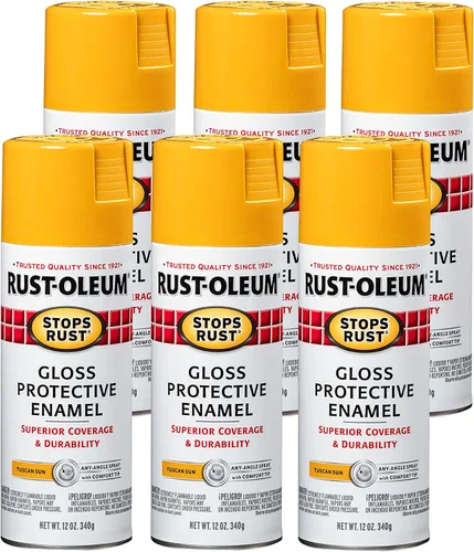 Vista 103 de Rust-Oleum 7776830 - Pintura en aerosol para prevención del óxido, 12 onzas, negro plano