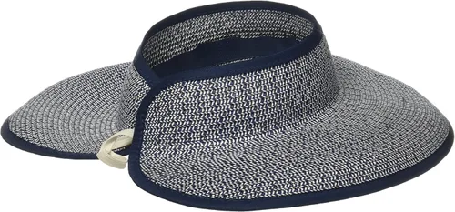 Vista 2 de San Diego Hat Co. Visera ultratrenzada de talla única para mujer con cinta y banda para el sudor