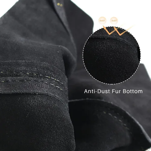 Vista 5 de Funda de cuero de ante universal para palanca de cambios manual o automática