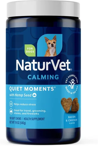 Vista 9 de NaturVet Quiet Moments Spray Calmante Herbal para Habitación Suplemento para Perros – Ideal para Automóviles, Jaulas para Perros, Nuevos Entornos