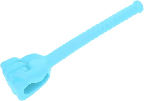 Vista 8 de Masajeadores manuales de espalda, martillo de masaje, martillo de masaje de silicona con mango largo antideslizante, masajeador de puño