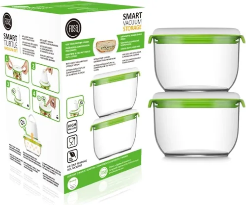Vista 8 de [Usado] FOSA Sello al Vacío Sistema de Almacenamiento de Alimentos Conjunto de Contenedores Reutilizables Deluxe con Vacío y 10 Contenedores