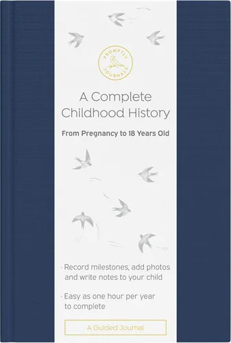 Vista 13 de Promptly Journals, Una historia completa de la infancia: desde el embarazo hasta los 18 años (Aloe Green, Leatherette) Libro para bebés y diario