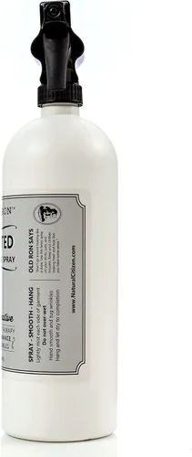 Vista 5 de Cold Iron Aerosol de liberación de arrugas para la ropa. 950 ml. Sin perfume/Libre de fragancia. Alternativa de planchado a base de plantas. Rápido