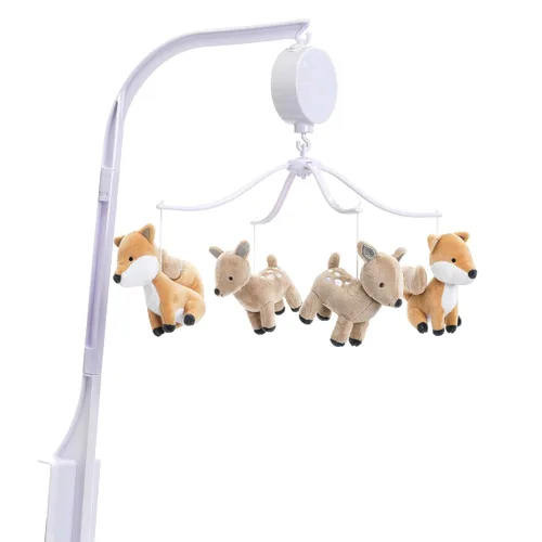 Vista 3 de Bedtime Originals Deer Park - Cuna musical para bebé, multicolor