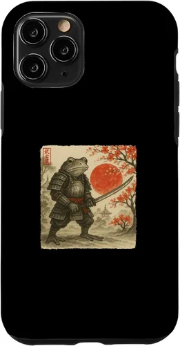 Vista 29 de Frog Samurai Japanese Warrior Costume Sumi-e Art Funny Case for iPhone 16